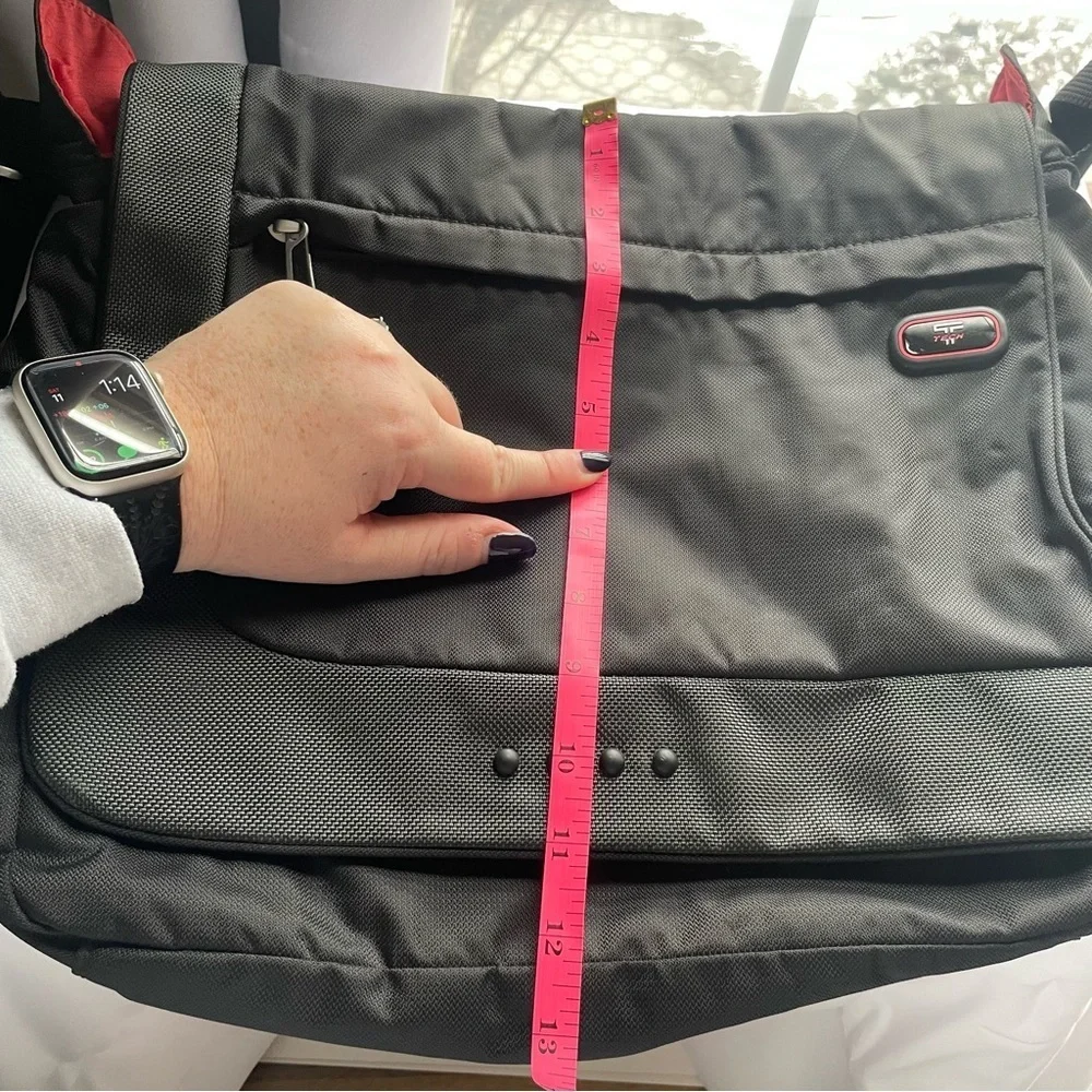 TUMI T-TECH MESSENGER Bag With Shoulder Strap LAPTOP Work Bag Black 5114D
